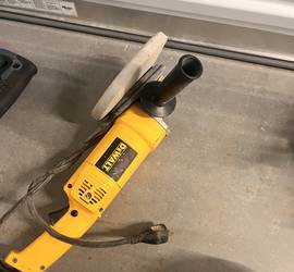 7” dewalt angle grinder