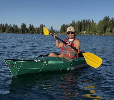 Two (2) TUCKTEK folding kayaks
