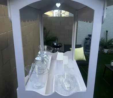 White Display Cart | Candy, Dessert, Favor & Pop-Up Cart