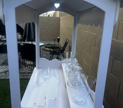 White Display Cart | Candy, Dessert, Favor & Pop-Up Cart