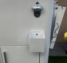 White Rolling Standing Cooler | Event & Party Rental