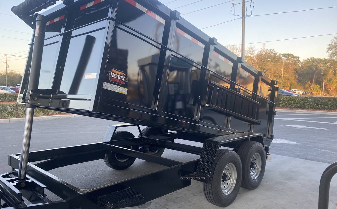 DUMP TRAILER 7x14 4.5Ft Walls