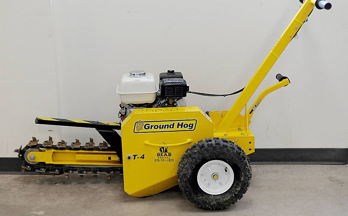 Ground Hog T4 Trencher - 18 Inch Hydraulic Walk-Behind - Twin Cities, MN
