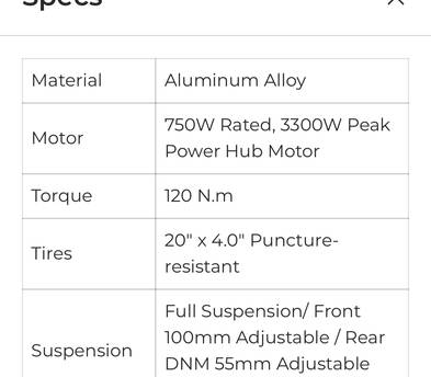 ENGWE M20 3.0 3300W Peak Output 120Nm Torque Moped-Style E-Bike