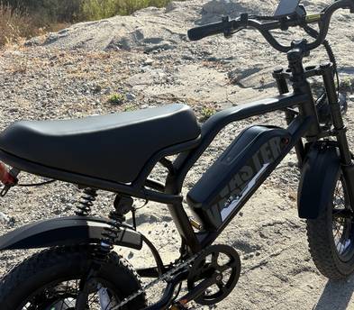 22MPH pedal assisted Fat-Tire E-Bike – Perfect for San Gabriel River Trail & Trails