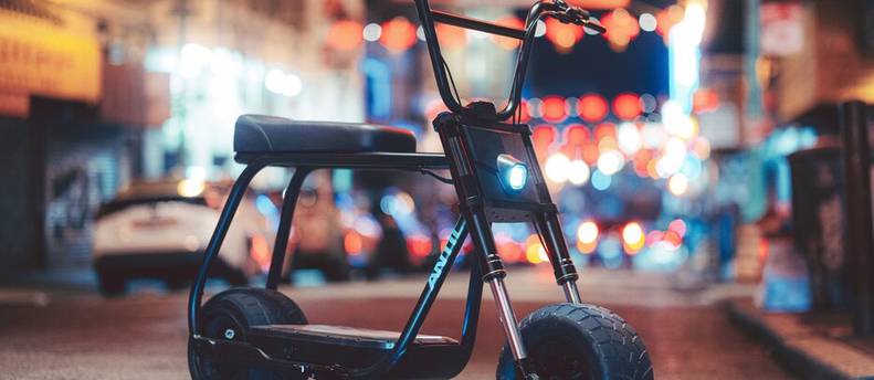 Antic Electric Mini Bike Auto Wheelie
