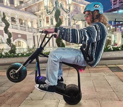 Antic Electric Mini Bike Auto Wheelie