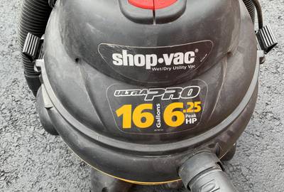 16 gallon shop vac (wet/dry)