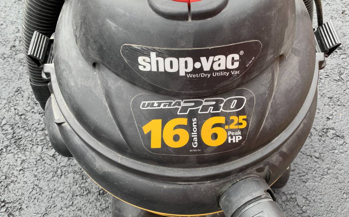 16 gallon shop vac (wet/dry)