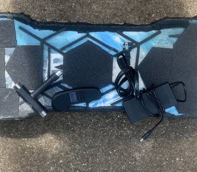 B1 BOARD Hub Drive with front 115mm rubber wheels upgrade
