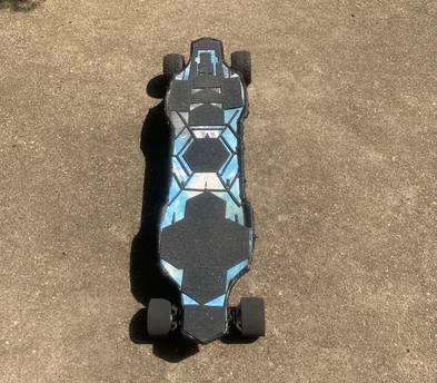 B1 BOARD Hub Drive with front 115mm rubber wheels upgrade