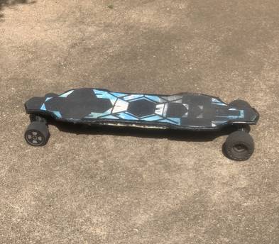 B1 BOARD Hub Drive with front 115mm rubber wheels upgrade