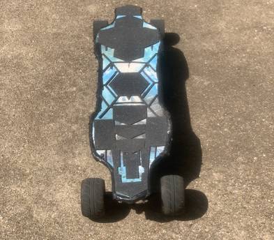 B1 BOARD Hub Drive with front 115mm rubber wheels upgrade