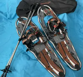 Expedition 31” long Snow Shoes with Poles