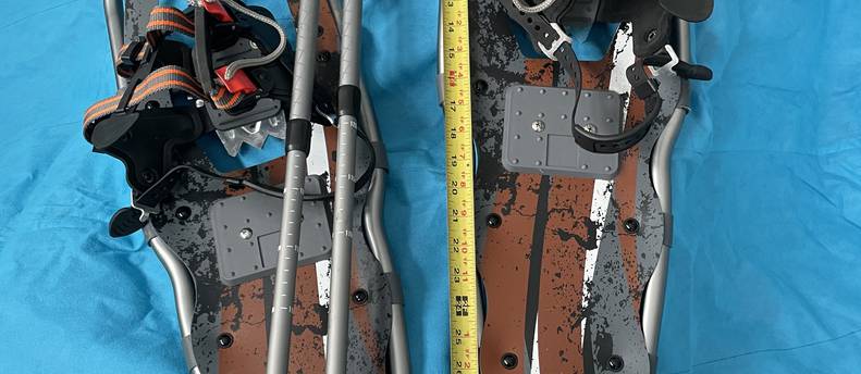 Expedition 31” long Snow Shoes with Poles