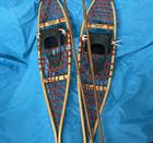Iverson Wooden Snowshoes 10”x 46” with poles