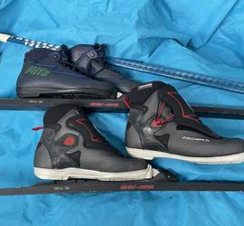 Asnes Cross Tour Cross Country Skis with poles