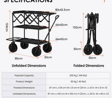 TARION Titanrig Foldable Production Cart