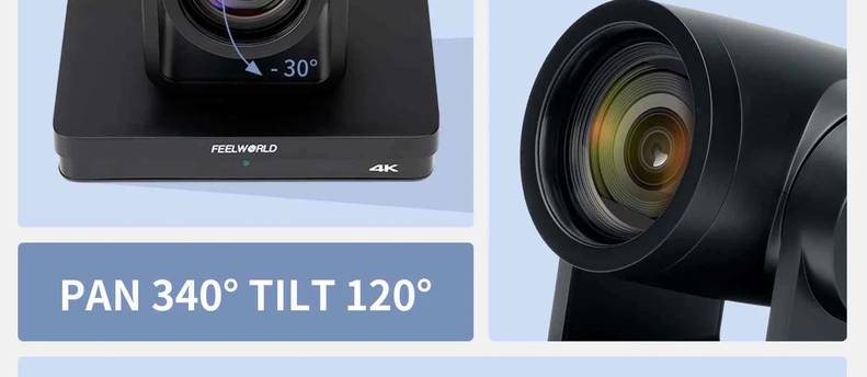 FEELWORLD UHD4K12X PTZ Camera SDI HDMI USB