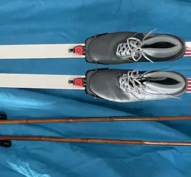 Sport XC5 Cross Country Skis With Boots and Poles