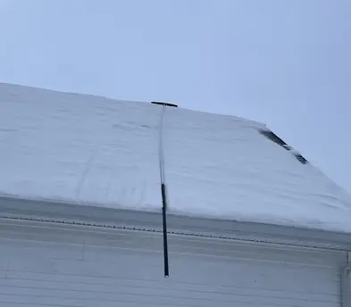 Snow Roof Rake with 20 foot aluminum pole