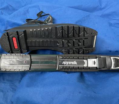 Fisher Outbound Crown Back Country Skis with Boots and Poles