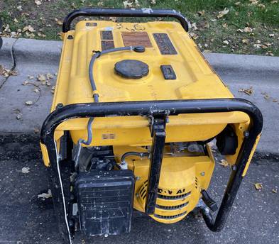 6,500 watt DeWalt generator