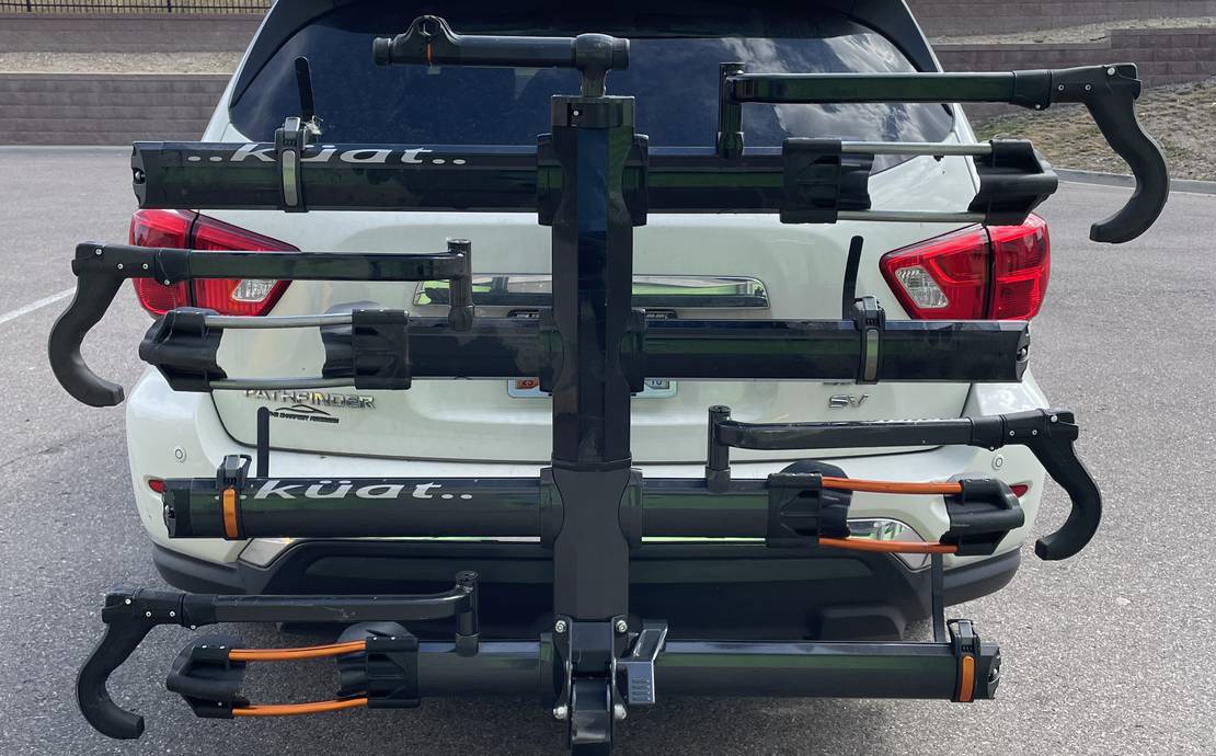 4 and 2 bike platform hitch rack