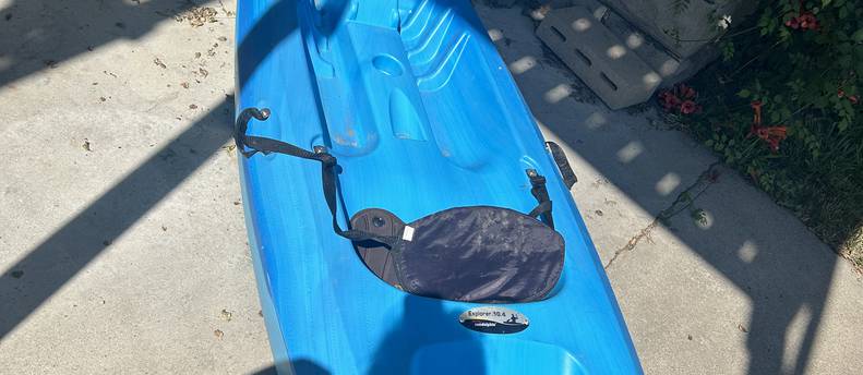 Sit-on-top kayak rental. $50 for the full day. Comes with paddle and adult life jacket. You pick up and drop off. Perfect for a day out on the lake or the river