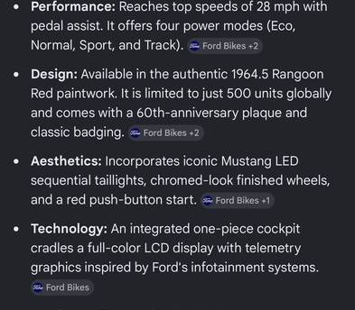 Ford Mustang E-Bike