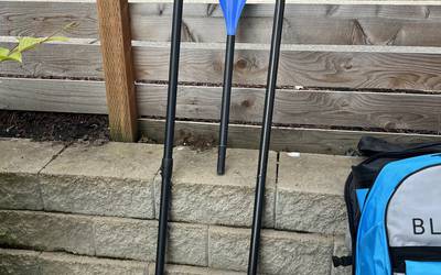 2 Person Stand Up Paddle board (SUP) including electric car plug pump and/or hand pump with additional gear