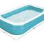 Bluescape 10ft Family Inflatable Swimming Pool, Rectangular