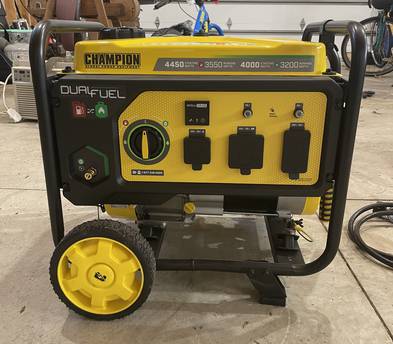 Champion Dual Fuel Generator 3550 Watts