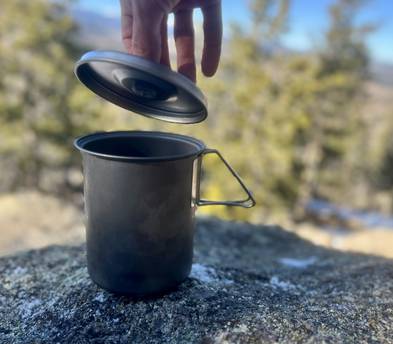 Snow Peak Titanium Mini Solo Backpacking Cookware