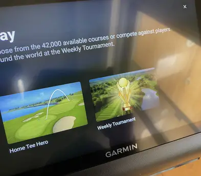Garmin Approach R50 golf launch monitor with subscription