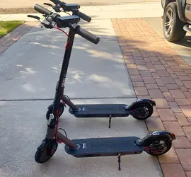Electric scooters. 2 included for $65/day