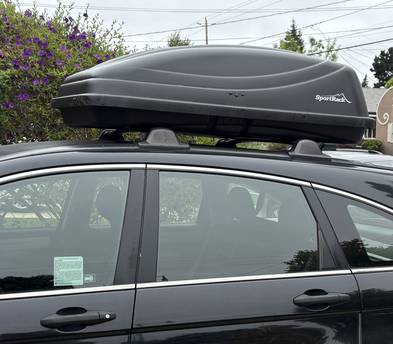 SportRack Vista XL Cargo Box for car rooftop storage