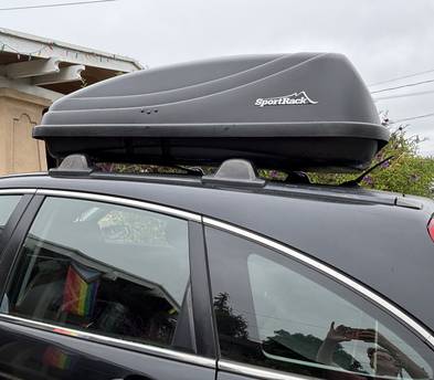 SportRack Vista XL Cargo Box for car rooftop storage