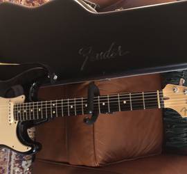 Fender American Stratocaster Electric Guitar, Case, Stand