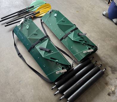 Two (2) TUCKTEK folding kayaks