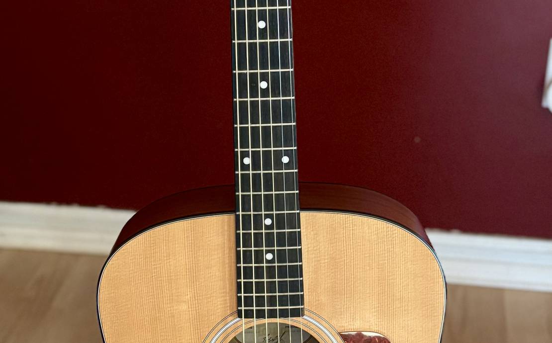Stage-Ready Taylor 110 Acoustic-Electric – LR Baggs VTC + Hard Case, Strap & Capo (Charleston)