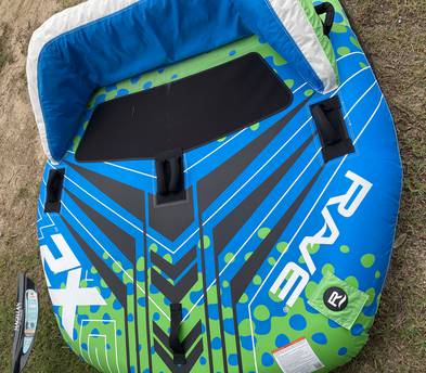 Rave 2X Boating Tube with rope & life jackets