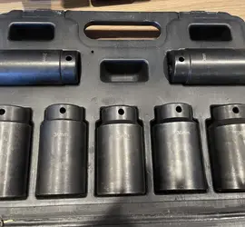 1/2 inch Front Wheel Drive Axle Lock-Nut Socket Set
