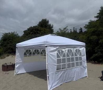 10x10ft White Pop-Up Canopy Tent – Parties & Outdoor Events