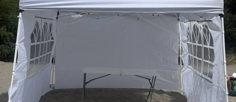 2 5ft White Foldable Tables – Party & Event
