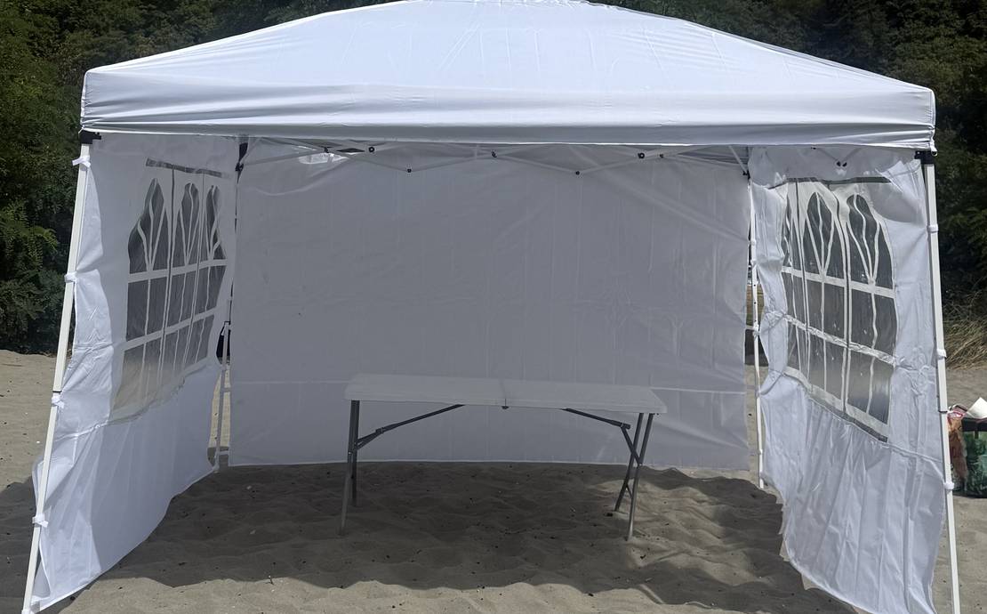 10x10ft White Pop-Up Canopy Tent – Parties & Outdoor Events