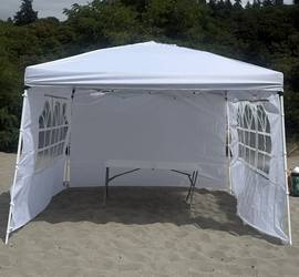 10x10ft White Pop-Up Canopy Tent – Parties & Outdoor Events