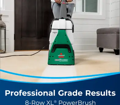 Bissell Big Green Carpet Cleaner – Professional Grade Rental (with Upholstery Hose)