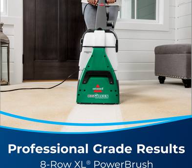 Bissell Big Green Carpet Cleaner – Professional Grade Rental (with Upholstery Hose)