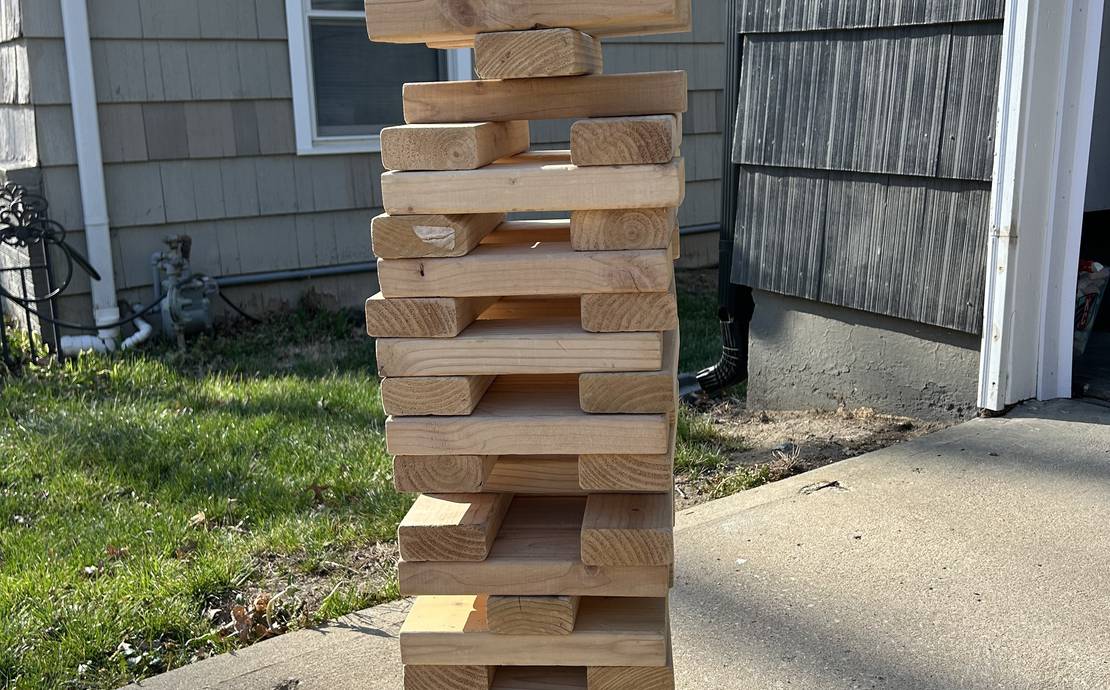 Yard Jenga